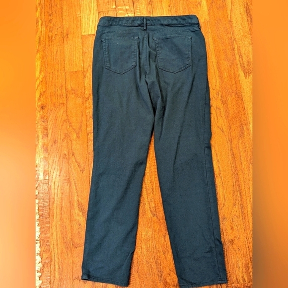 Eddie Bauer Slightly Curvy Slim Straight Pants, emerald green Size 12 - Picture 2 of 10